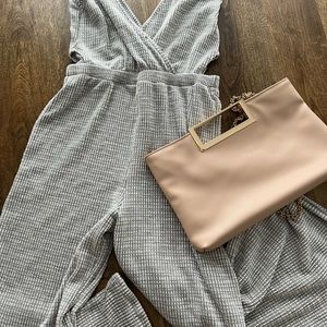 Wide leg jumpsuit